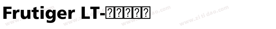 Frutiger LT字体转换